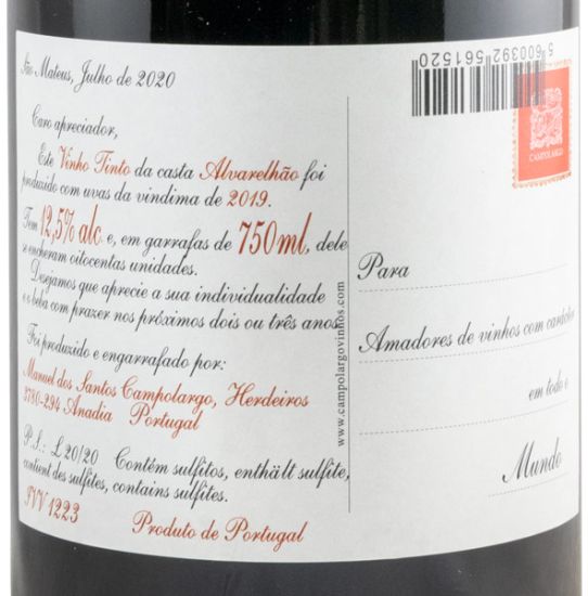 2019 Campolargo Alvarelhão tinto