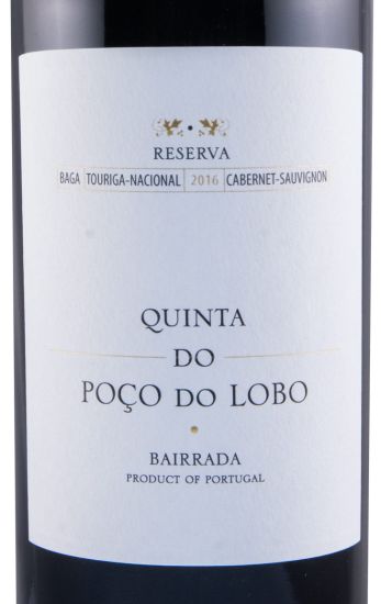 2016 Quinta do Poço do Lobo Reserva red