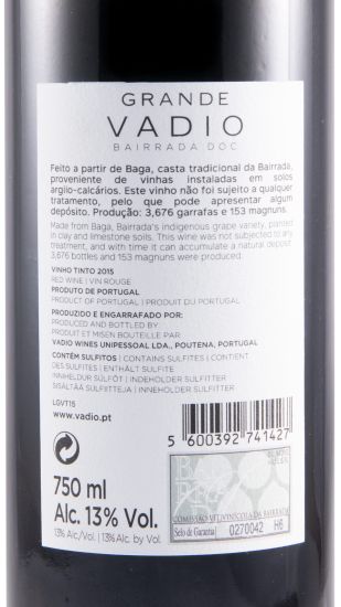 2015 Grande Vadio Baga red