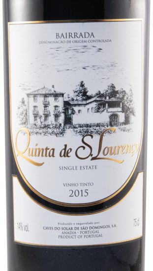 2015 Quinta de S. Lourenço red