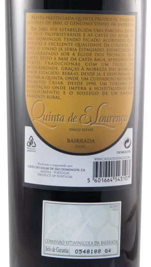 2015 Quinta de S. Lourenço red
