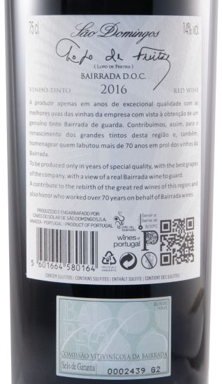 2016 Caves São Domingos Lopo de Freitas tinto