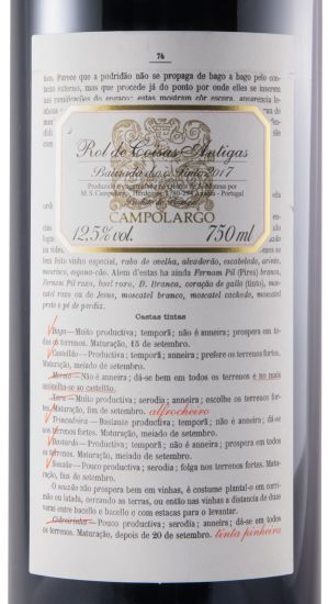 2017 Rol de Coisas Antigas tinto