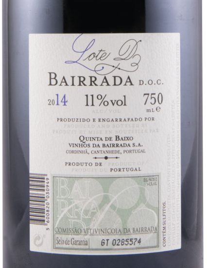 2014 Niepoort Lote D tinto