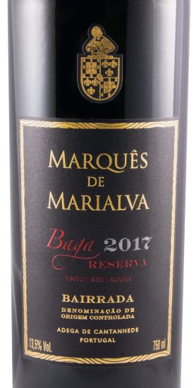 2017 Marquês de Marialva Baga Reserva red