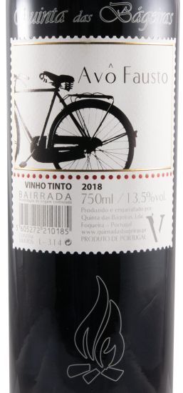 2018 Quinta das Bageiras Avó Fausto red