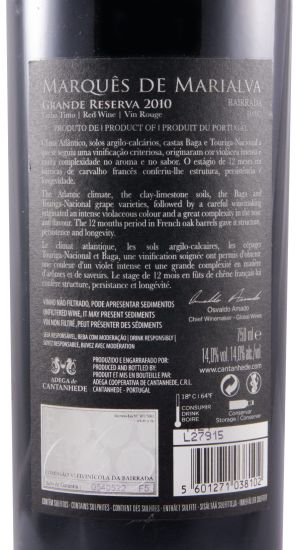 2010 Marquês de Marialva Grande Reserva tinto