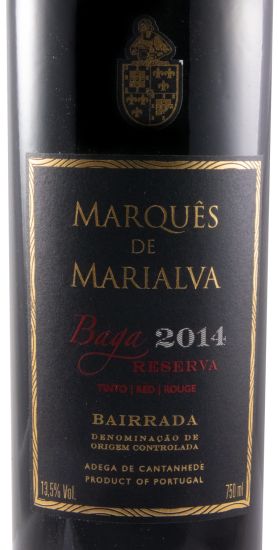 2014 Marquês de Marialva Baga Reserva tinto