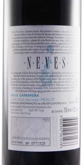 2015 Nelson Neves Garrafeira tinto