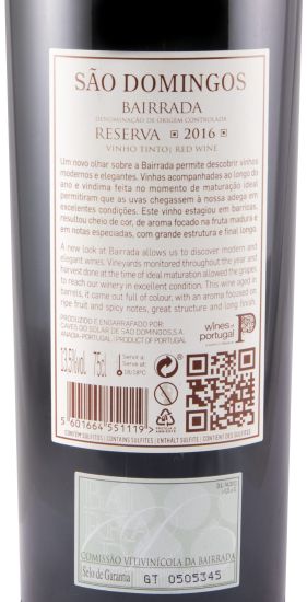 2016 São Domingos Reserva red