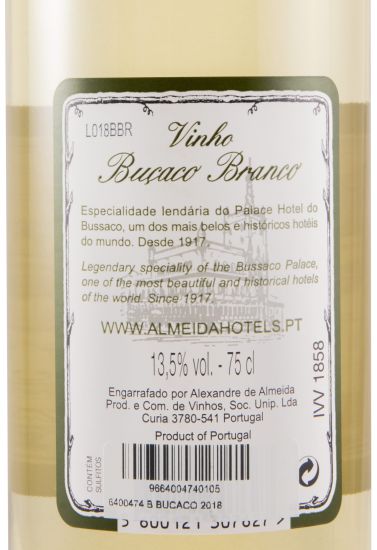 2018 Buçaco Reservado white