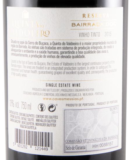 2015 Quinta do Valdoeiro Reserva red