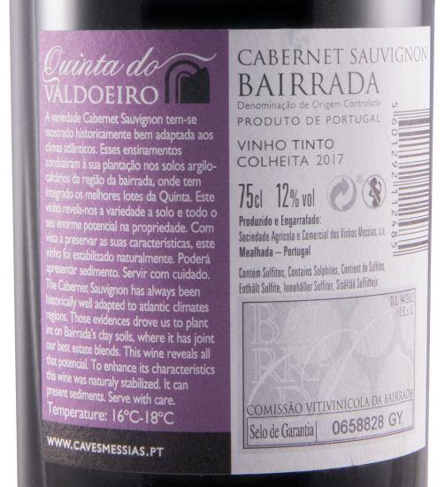 2017 Quinta do Valdoeiro Cabernet Sauvignon tinto