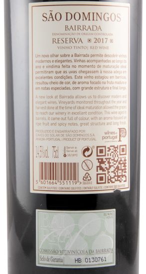 2017 São Domingos Reserva tinto