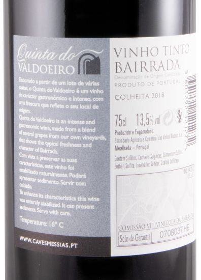 2018 Quinta do Valdoeiro red