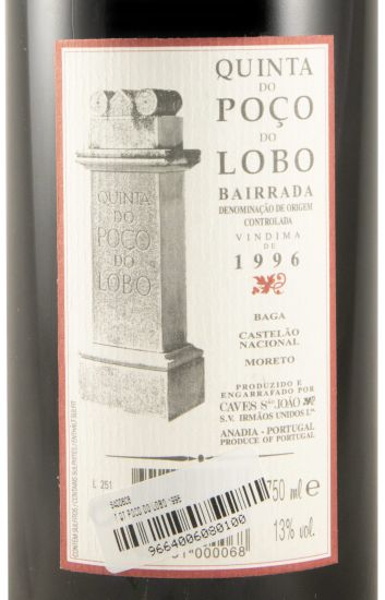 1996 Quinta do Poço do Lobo Reserva red