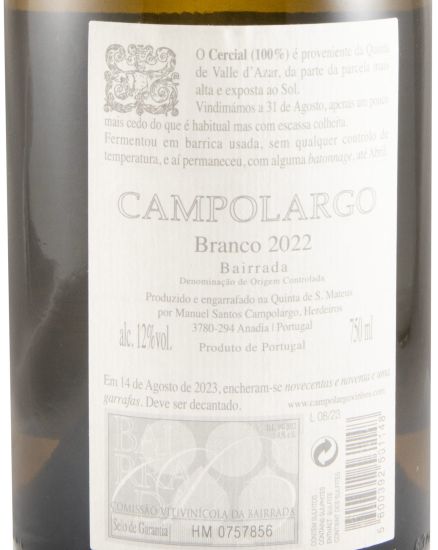 2022 Campolargo Cerceal branco