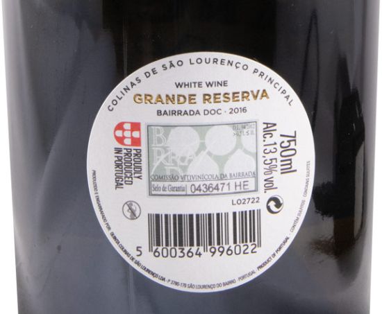 2016 Principal Grande Reserva white