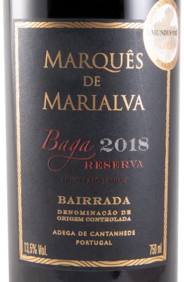 2018 Marquês de Marialva Baga Reserva red