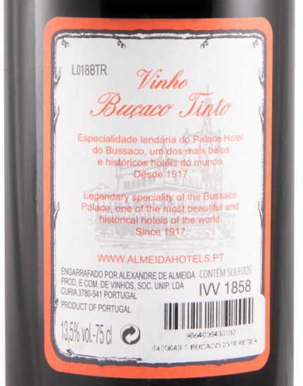 2018 Buçaco Reservado red