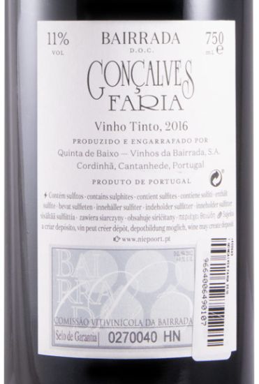 2016 Gonçalves Faria red