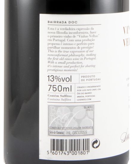 2021 Luís Pato Vinhas Velhas red