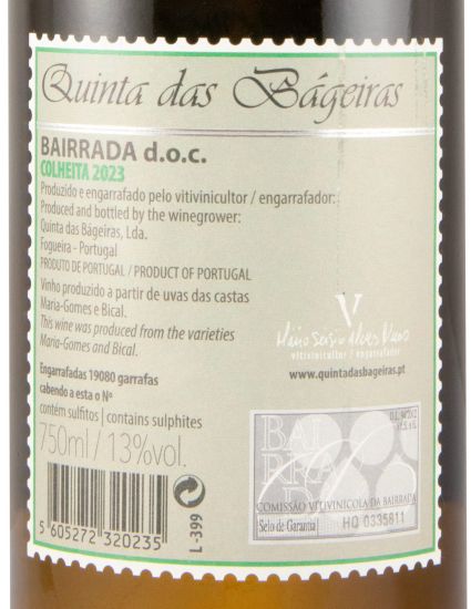 2023 Quinta das Bágeiras white