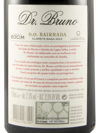 2023 Clarete Herdade do Rocim Dr. Bruno Baga