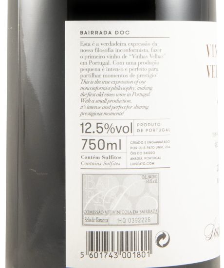 2022 Luís Pato Vinhas Velhas red