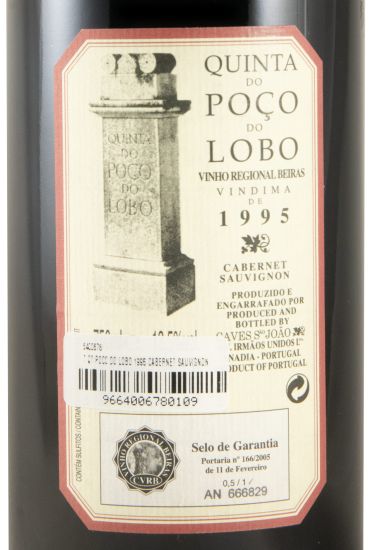 1995 Quinta do Poço do Lobo Cabernet Sauvignon Reserva tinto