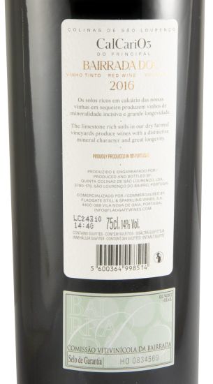 2016 CalCariO3 do Principal tinto