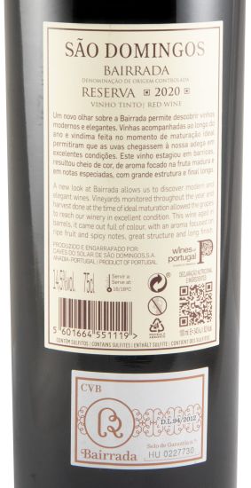 2020 São Domingos Reserva tinto
