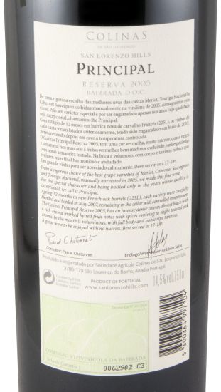 2005 Principal Reserva red
