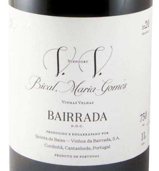 2020 Niepoort Quinta de Baixo Vinhas Velhas biológico branco