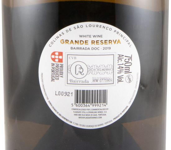 2019 Principal Grande Reserva branco