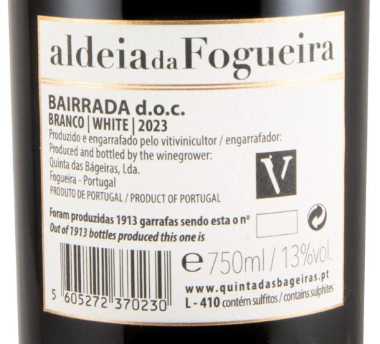 2023 Quinta das Bágeiras Aldeia da Fogueira white