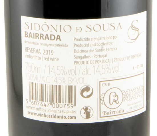 2019 Sidónio Sousa Reserva red