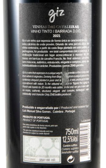 2021 Giz by Luís Gomes Vinha das Cavaleiras tinto