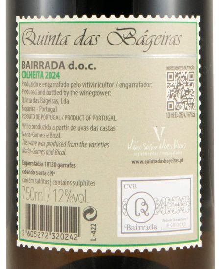 2024 Quinta das Bágeiras white