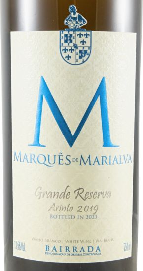 2019 Marquês de Marialva Arinto Grande Reserva branco
