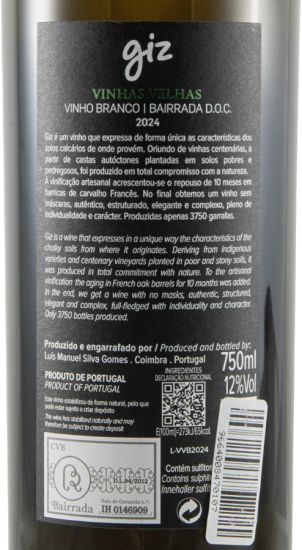 2024 Giz by Luís Gomes Vinhas Velhas white