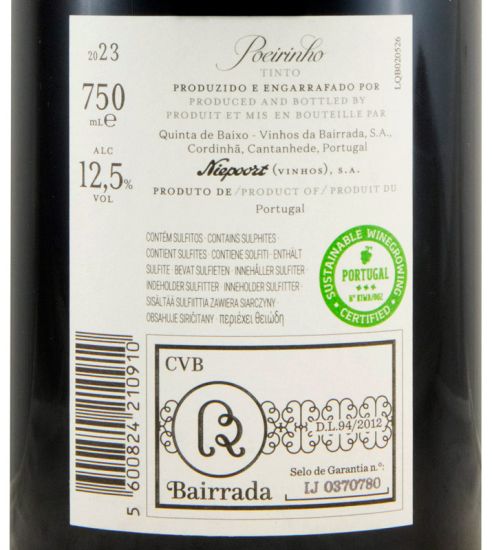 2023 Niepoort Quinta de Baixo Poeirinho Baga tinto