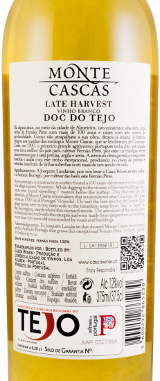 2014 Monte Cascas Vinha da Padilha Late Harvest white 37.5cl