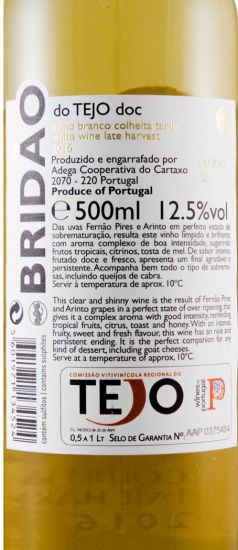 2016 Bridão Colheita Tardia branco 50cl