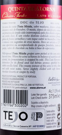 2013 Quinta da Alorna Late Harvest red white 37.5cl