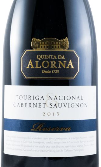 2015 Quinta da Alorna Reserva Touriga + Cabernet red