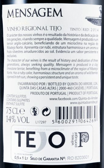 2014 Mensagem Reserva red