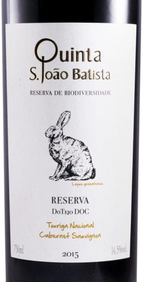 2015 Quinta S. João Batista Cabernet Sauvignon & Touriga Nacional Reserva red