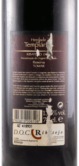 2005 Herdade dos Templários Reserva red