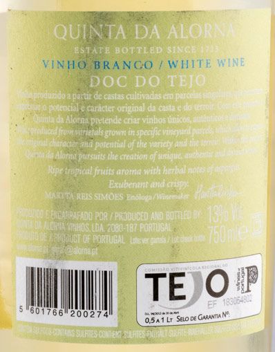 2019 Quinta da Alorna Sauvignon Blanc white